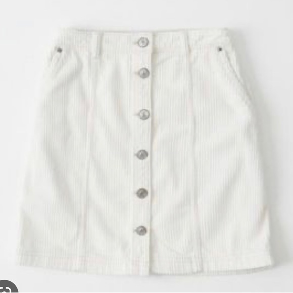 Abercrombie and Fitch corduroy a line skirt - Picture 1 of 2